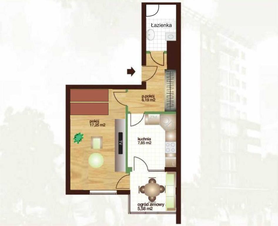 Apartament Kielce Fiolet Kamer foto